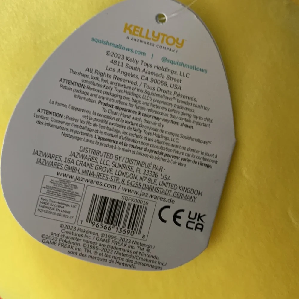 Pokémon 20” Squishmallows Pikachu Plush